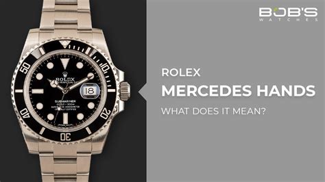 Rolex sports watch mercedes hands